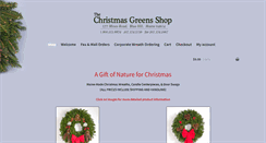 Desktop Screenshot of christmasgreensshop.com